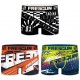 Lot de 3 boxers Homme Freegun Multicolore