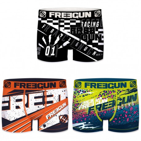 Lot de 3 boxers Homme Freegun Multicolore