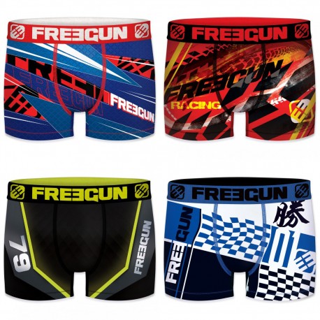 Lot de 4 boxers Homme Freegun Multicolore