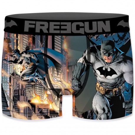 Boxer Homme Freegun DC Comics Batman Gris