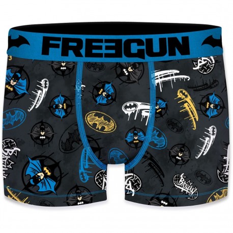 Boxer Homme Freegun DC Comics Stikers Gris