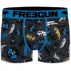 Boxer Garçon Freegun DC Comics Stikers Gris