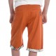 Short bermudas Freegun Orange et Blanc