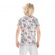 T-shirt Freegun Flamant Gris