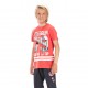 T-shirt Freegun 79 Rouge et blanc