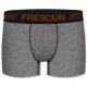 Lot de 4 Boxers Homme Freegun Uni Gris Chiné