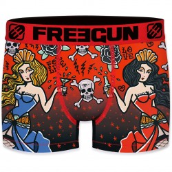 Boxer Homme Freegun Pin'Up Rouge