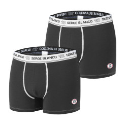 Lot de 2 Boxers coton homme avec surpiqûres Class