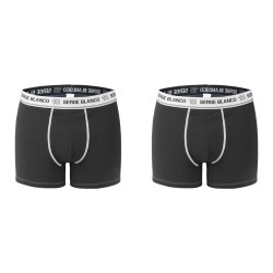 Lot de 2 Boxers coton homme avec surpiqûres Class