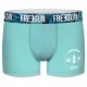 Lot de 3 Boxers Coton Homme Freegun Uni Multicolore