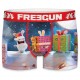 Boxer Homme Freegun Lapins Crétins Cadeau Rouge