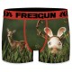 Lot de 4 Boxers Homme Freegun Lapins Crétins Fun Multicolore