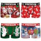 Lot de 4 Boxers Garçon Freegun Lapins Crétins Christmas Multicolore