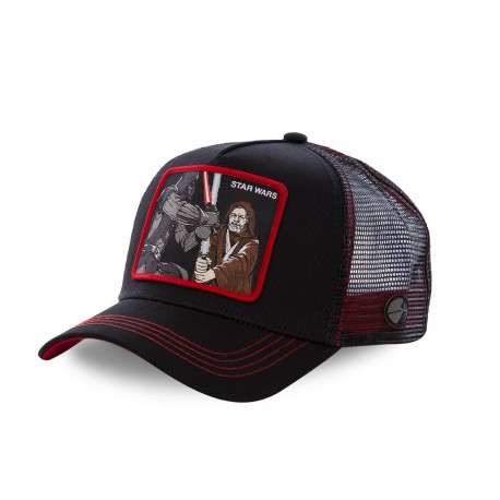 Casquette Capslab Star Wars Vador et Obi-Wan Noir