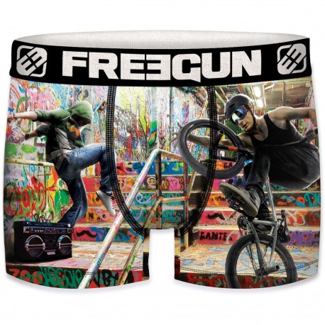 Boxer Homme Freegun Street Noir