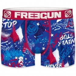 Boxer Garçon Freegun France Bleu