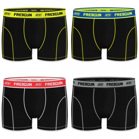 Lot de 4 Boxers homme Aktiv - Lot 4