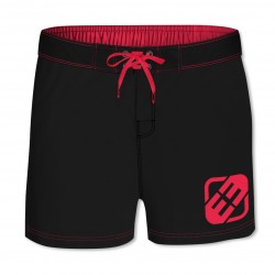 Boardshort court homme Freegun Uni Rouge