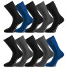 Lot de 10 paires de chaussettes de ville Uni Lot de 10 paires de chaussettes de ville Uni