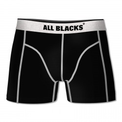 Boxer Homme Uni En Coton Elasthanne, All Blacks