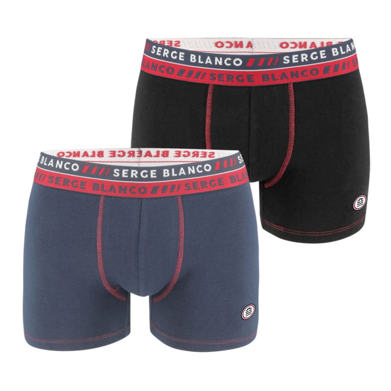 Lot de 2 Boxers homme surpiqûres Class