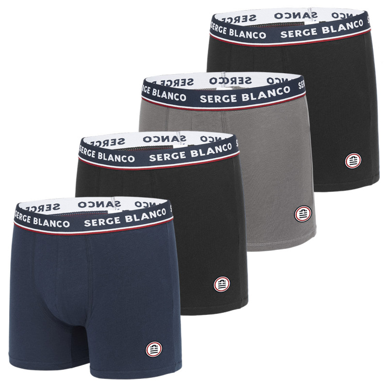Lot de 4 Boxers coton homme French