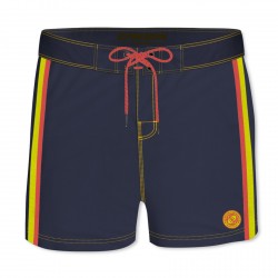 Boardshort Court Homme Freegun Band Uni Bleu