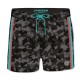 Boardshort Court Homme Freegun Camouflage Noir