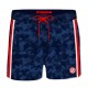 Boardshort Court Homme Freegun Camouflage Rouge