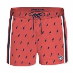 Boardshort Court Homme Freegun Flash Orange