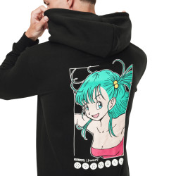 Sweat à capuche homme Dragon Ball Bulma