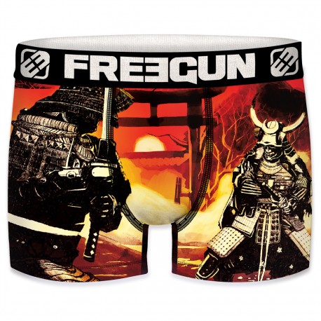 Boxer homme en microfibre Sam Freegun Multicoloree