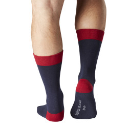 Lot de 3 Paires de Chaussettes de ville coton homme peigné doux