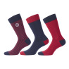 Lot de 3 Paires de Chaussettes de ville coton homme peigné doux