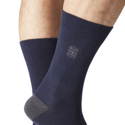 Lot de 3 Paires de Chaussettes de ville coton homme peigné doux