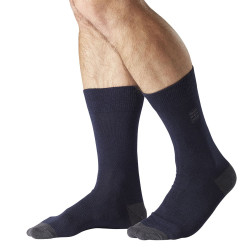 Lot de 3 Paires de Chaussettes de ville coton homme peigné doux