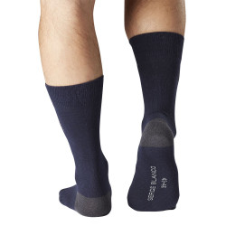 Lot de 3 Paires de Chaussettes de ville coton homme peigné doux