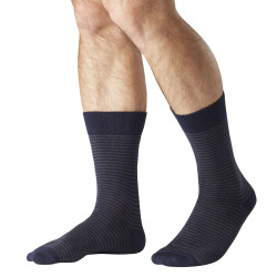 Lot de 3 Paires de Chaussettes de ville coton homme peigné doux