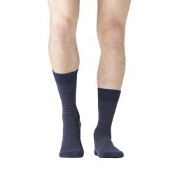 Lot de 3 Paires de Chaussettes de ville coton homme peigné doux