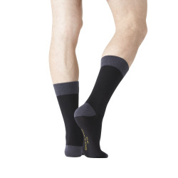 Lot de 3 Paires de Chaussettes de ville coton homme peigné doux