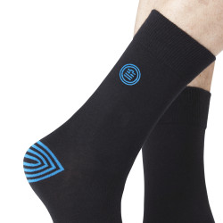 Lot de 6 Paires de Chaussettes de Ville coton homme peigné doux