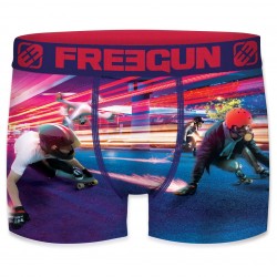 Boxer Homme Freegun Slide Rouge