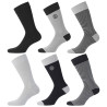 Lot de 6 Paires de Chaussettes de Ville coton homme peigné doux