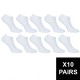 Lot De 10 Paires De Sneackers Garçon Blanches 35/40