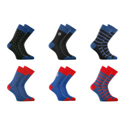 Lot de 6 paires de chaussettes de ville Town AD