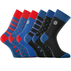 Lot de 6 paires de chaussettes de ville Town AD