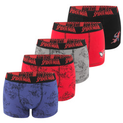 Lot de 5 Boxers coton garçon Spider-Man Toile