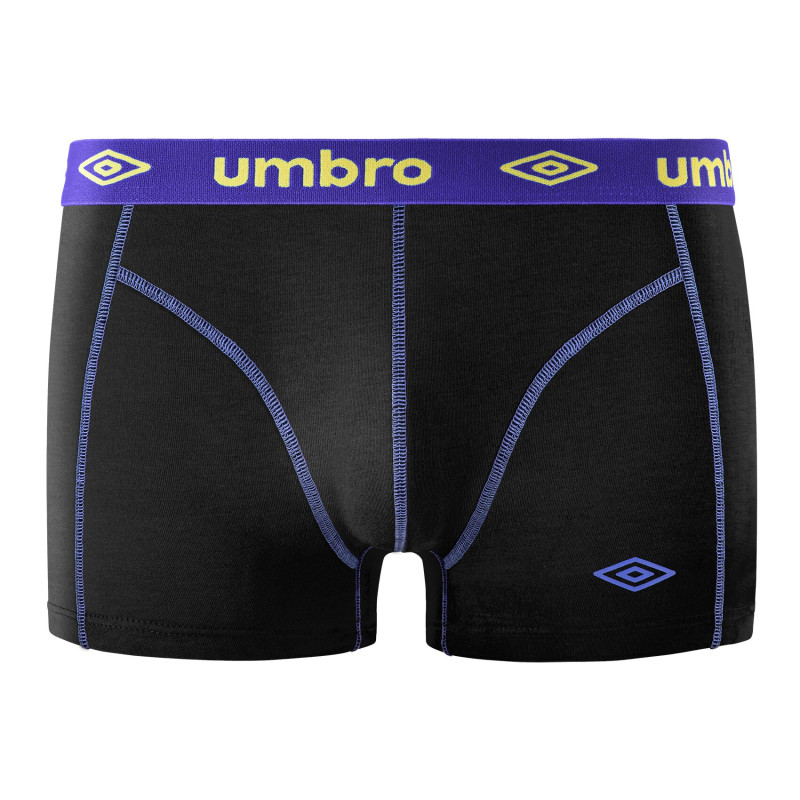 Boxer coton homme avec surpiqûres colorées