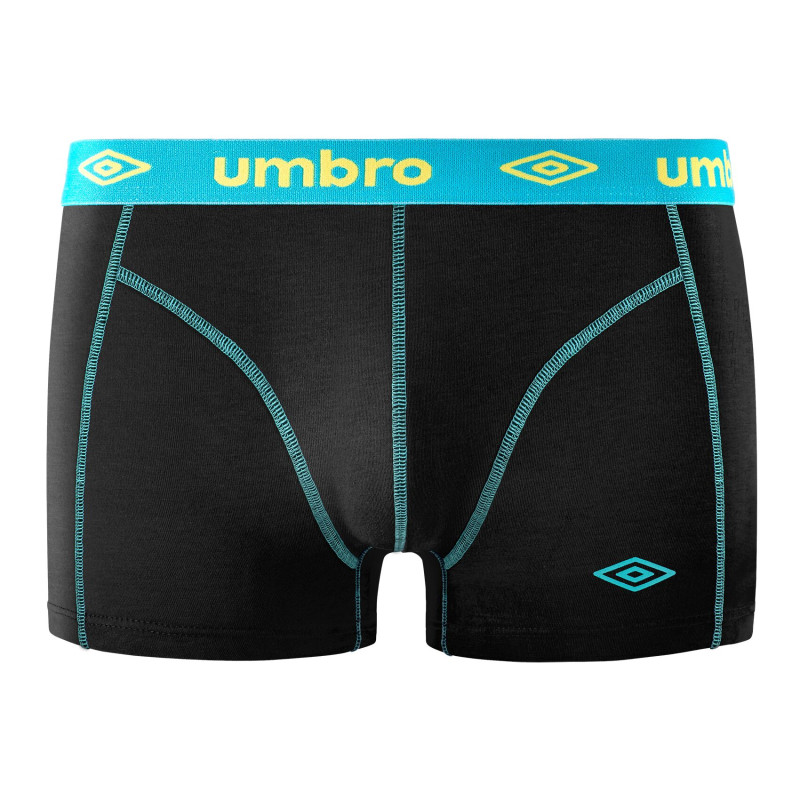 Boxer coton homme avec surpiqûres colorées