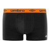 Lot de 2 boxers homme en coton ceinture colorée